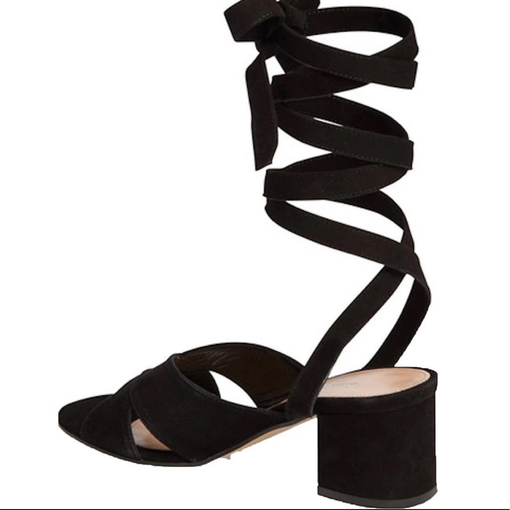 Charles David Blossom Wrap Open Toe Block Heel - image 3